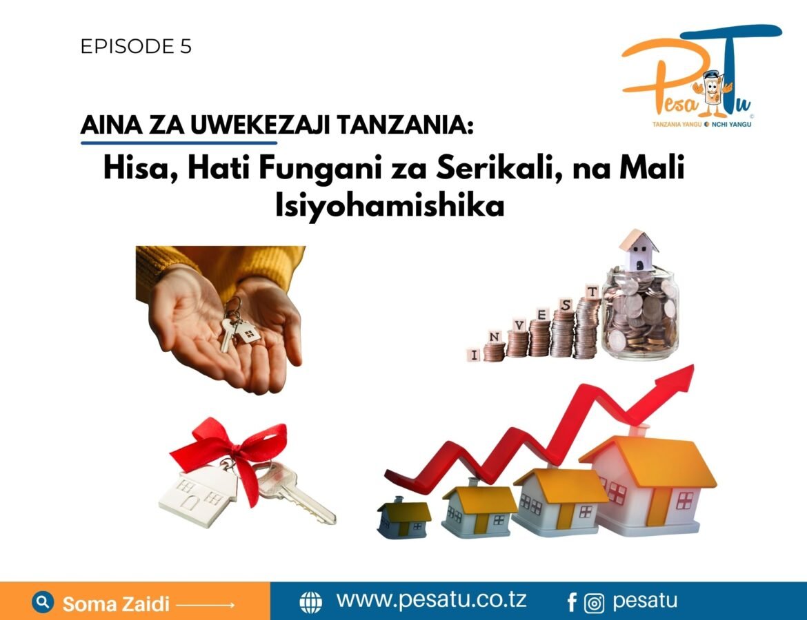 Aina za Uwekezaji Tanzania: Hisa, Hati Fungani za Serikali, na Mali Isiyohamishika | pesatu.co.tz