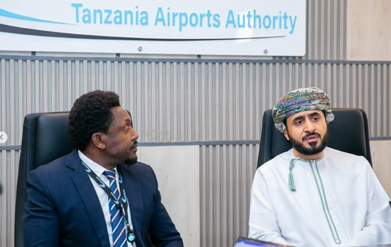 Wafanyabiashara wa Oman wamekutana na uongozi wa Mamlaka ya Viwanja vya Ndege Tanzania (TAA) pesatu.co.tz