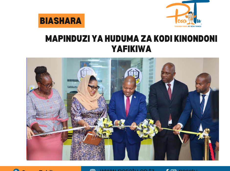 MAPINDUZI YA HUDUMA ZA KODI KINONDONI YAFIKIWA -pesatu.co.tz