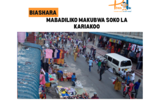 MABADILIKO MAKUBWA SOKO LA KARIAKOO