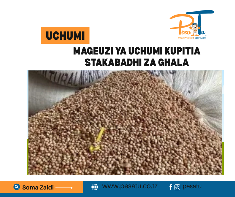 MAGEUZI YA UCHUMI KUPITIA STAKABADHI ZA GHALA-pesatu.co.tz