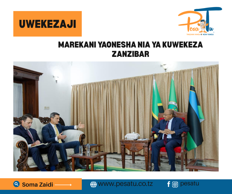 MAREKANI YAONESHA NIA YA KUWEKEZA ZANZIBAR 1 MAREKANI YAONESHA NIA YA KUWEKEZA ZANZIBAR -pesatu.co.tz