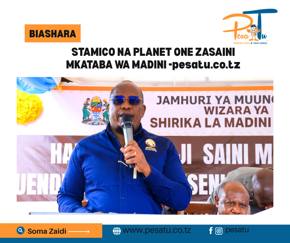 STAMICO NA PLANET ONE ZASAINI MKATABA WA MADINI -pesatu.co.tz