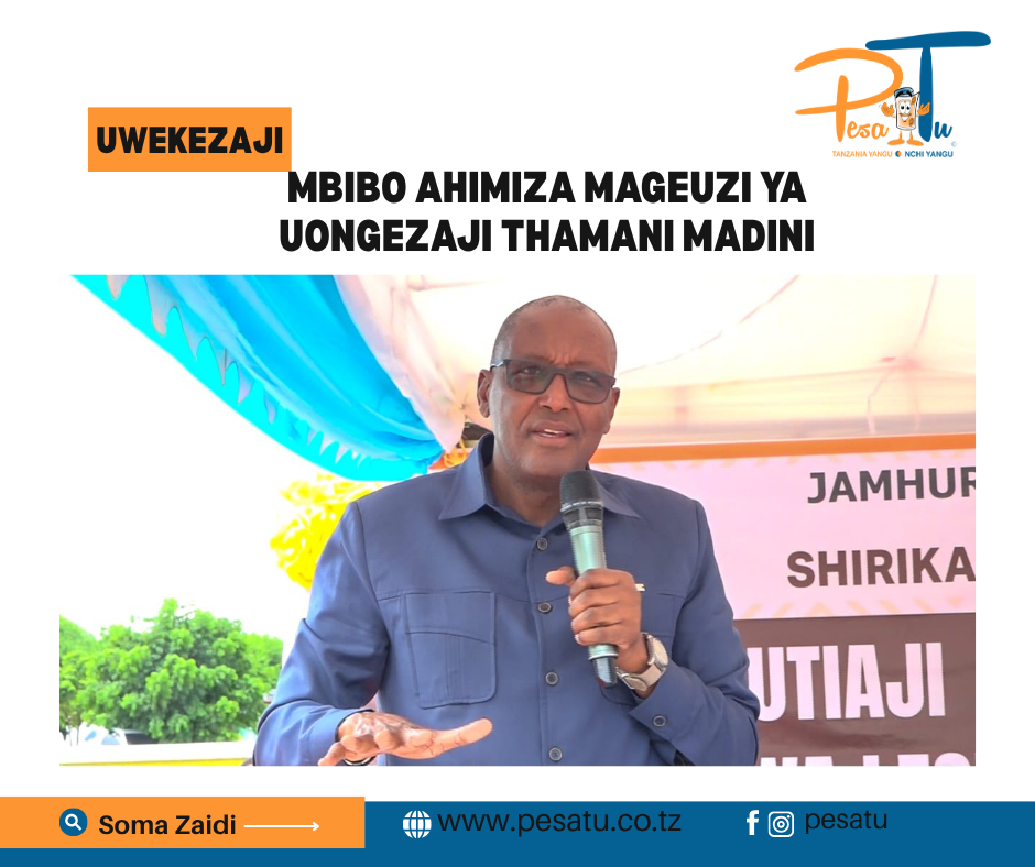 MBIBO AHIMIZA MAGEUZI YA UONGEZAJI THAMANI MADINI -pesatu.co.tz