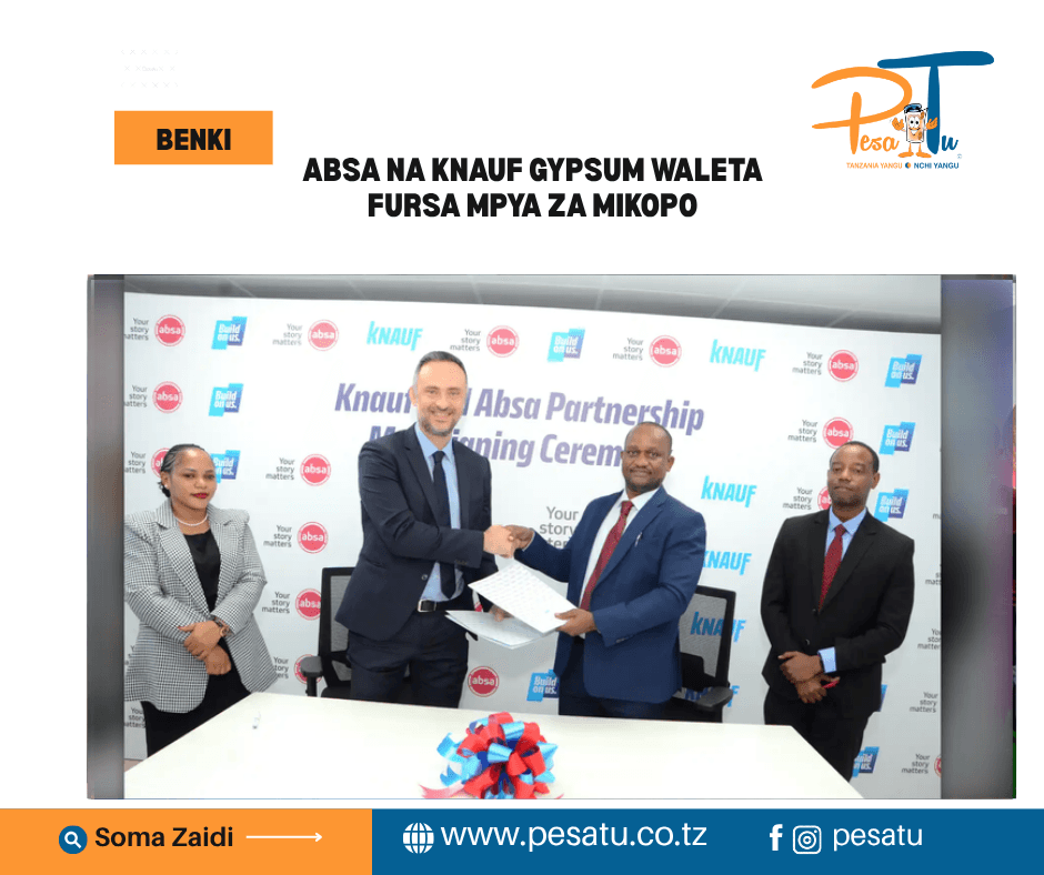 ABSA NA KNAUF GYPSUM WALETA FURSA MPYA ZA MIKOPO 7 ABSA NA KNAUF GYPSUM WALETA FURSA MPYA ZA MIKOPO-pesatu.co.tz
