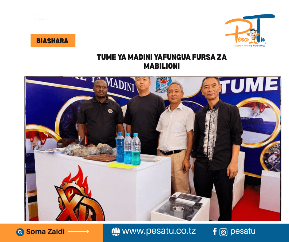 TUME YA MADINI YAFUNGUA FURSA ZA MABILIONI 1 TUME YA MADINI YAFUNGUA FURSA ZA MABILIONI-pesatu.co.tz