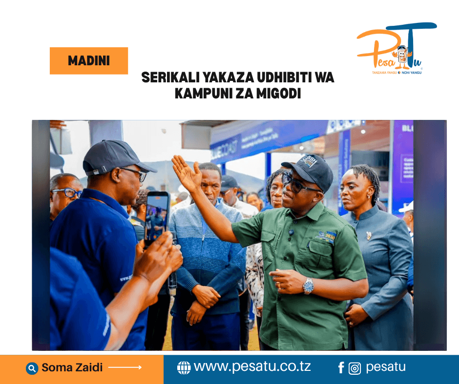 SERIKALI YAKAZA UDHIBITI WA KAMPUNI ZA MIGODI 1 SERIKALI YAKAZA UDHIBITI WA KAMPUNI ZA MIGODI-pesatu.co.tz