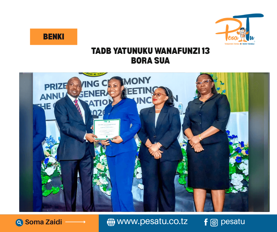 TADB YATUNUKU WANAFUNZI 13 BORA SUA-pesatu.co.tz